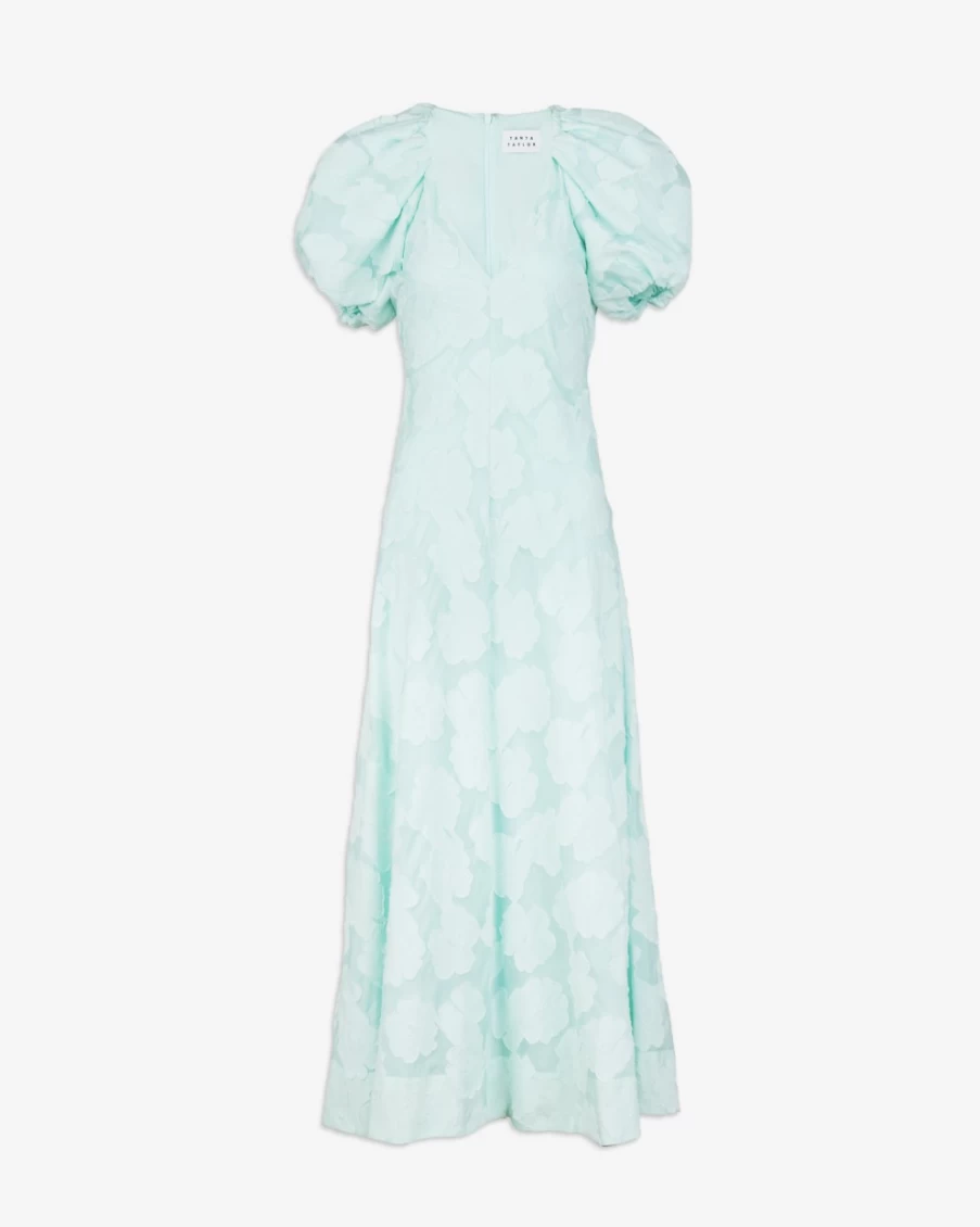 Tanya Taylor Women's Pistachio Harley Dress - Elegant Flowy Style
