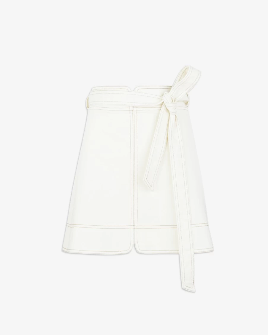 Tanya Taylor Women's Chalk Skirt | Elegant Style & Comfort