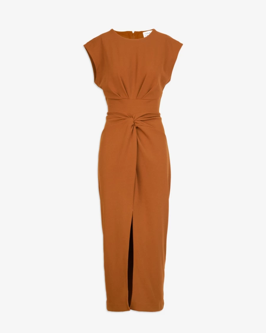 Tanya Taylor Women's Bronze Ryland Dress - Elegant Party Gown