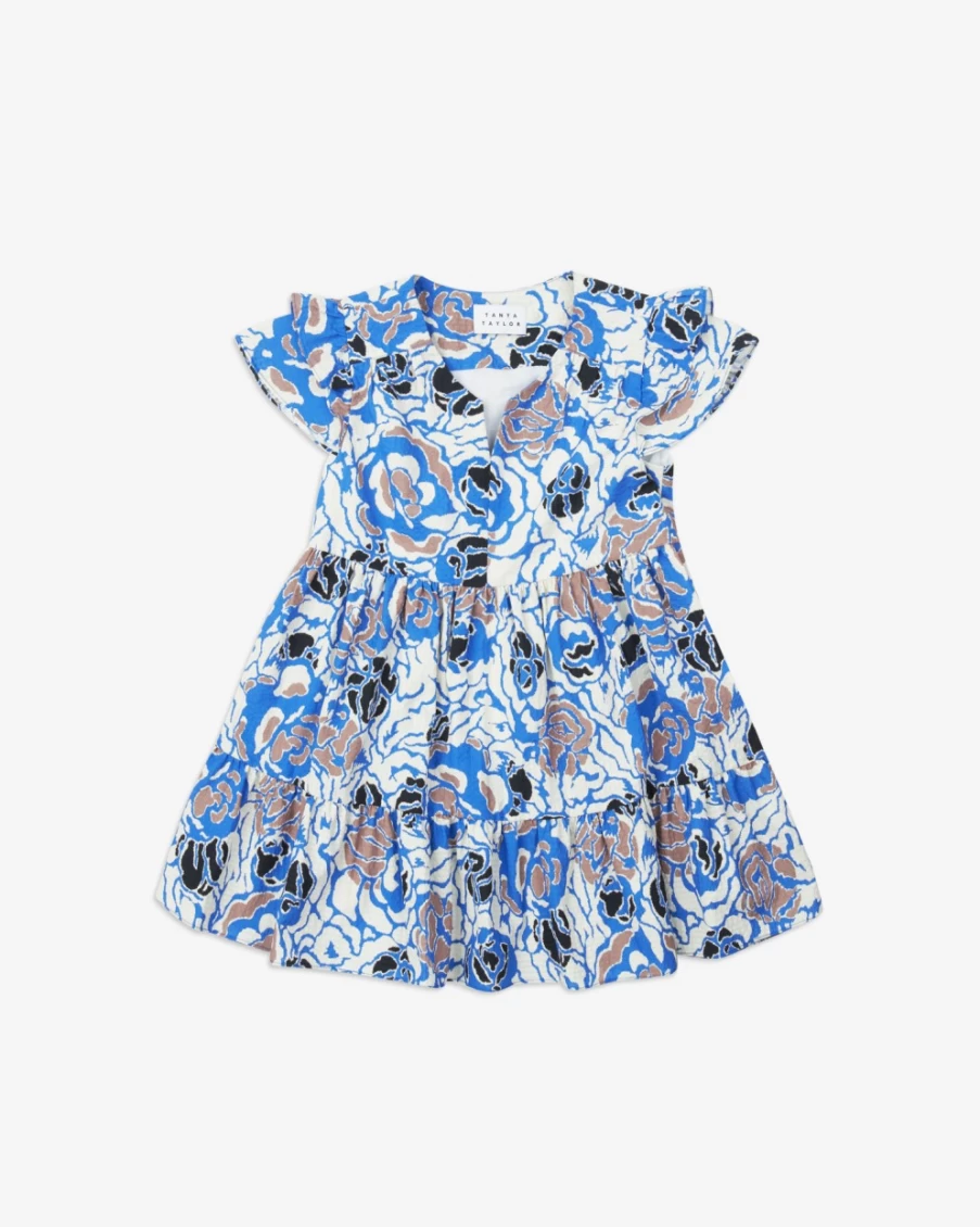 Tanya Taylor Women's Mini Marisol Dress in Marina Multi Floral Print