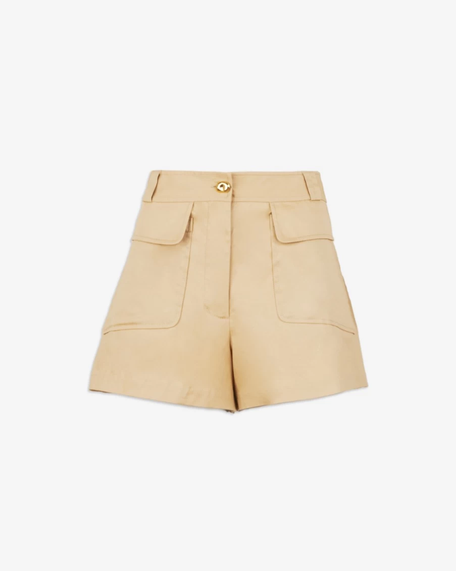 Tanya Taylor Women's Preston Short in Tan - Casual Comfort Summer Style