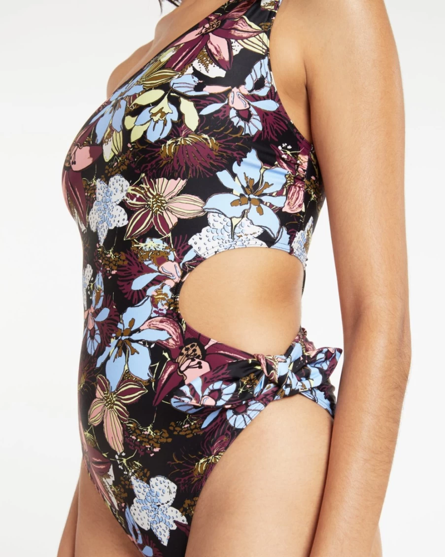 Tanya Taylor Women's Black Multi Oksanda One-Piece Dress