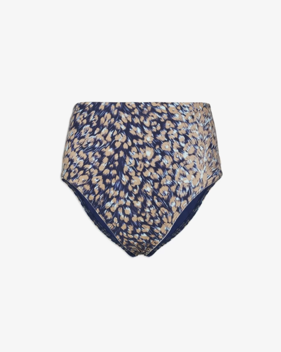 Tanya Taylor Women's Maritime Blue Multi Kaia Bikini Bottom Swimwear