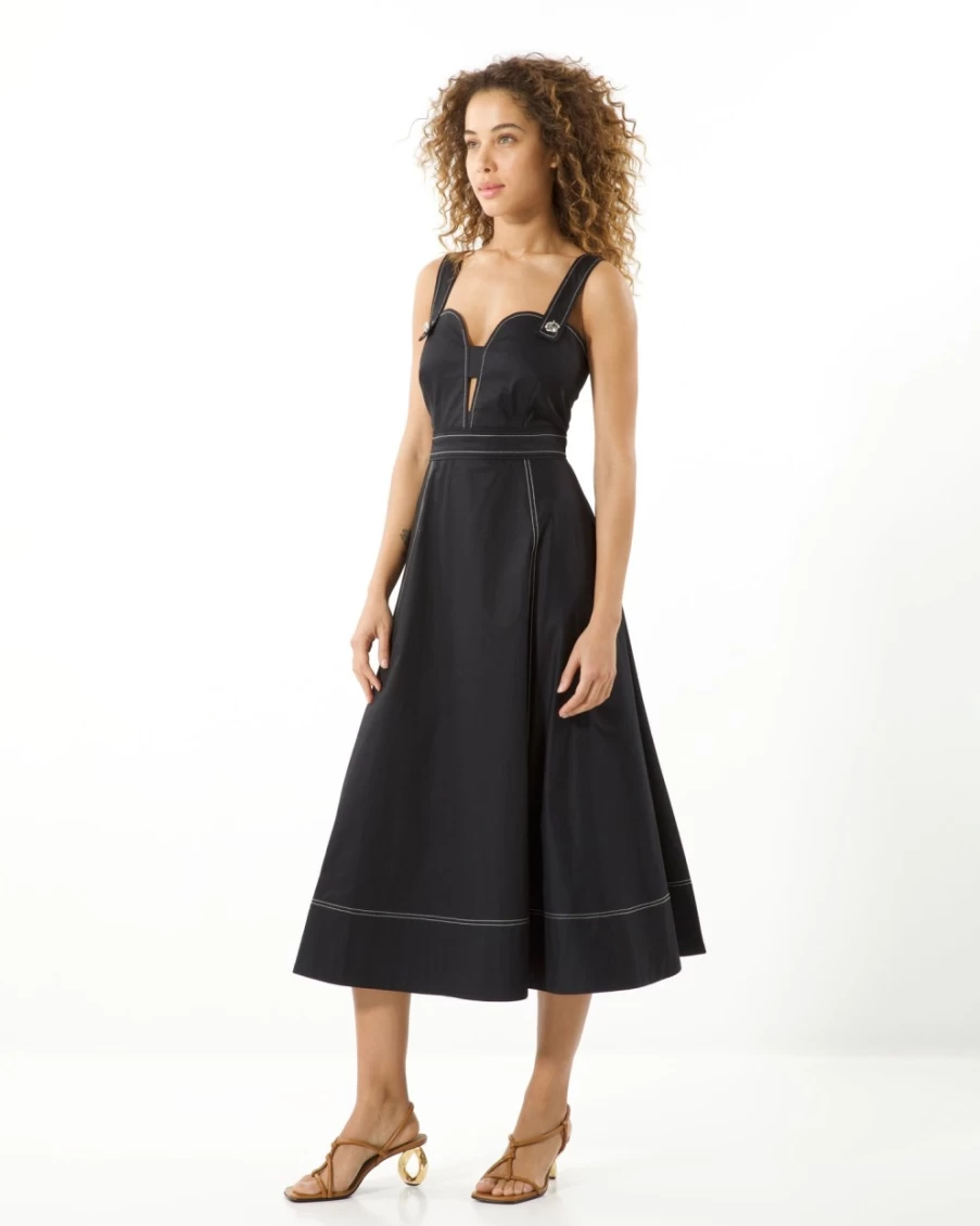 Tanya Taylor Women's Everleigh Black Dress