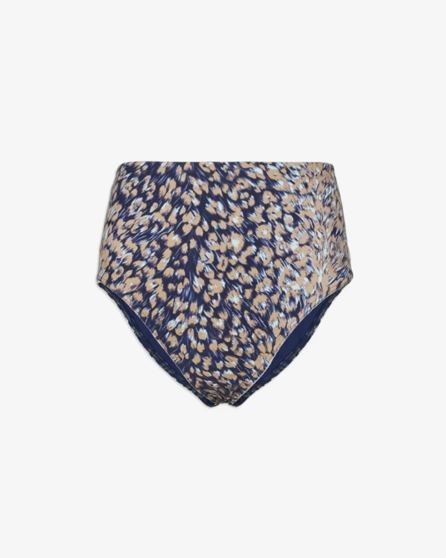 "Tanya Taylor Women's Kaia Bikini Bottom in Maritime Blue Multi"