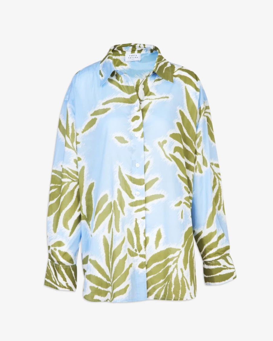 Tanya Taylor Women's Calandra Top in Horizon Blue Multi