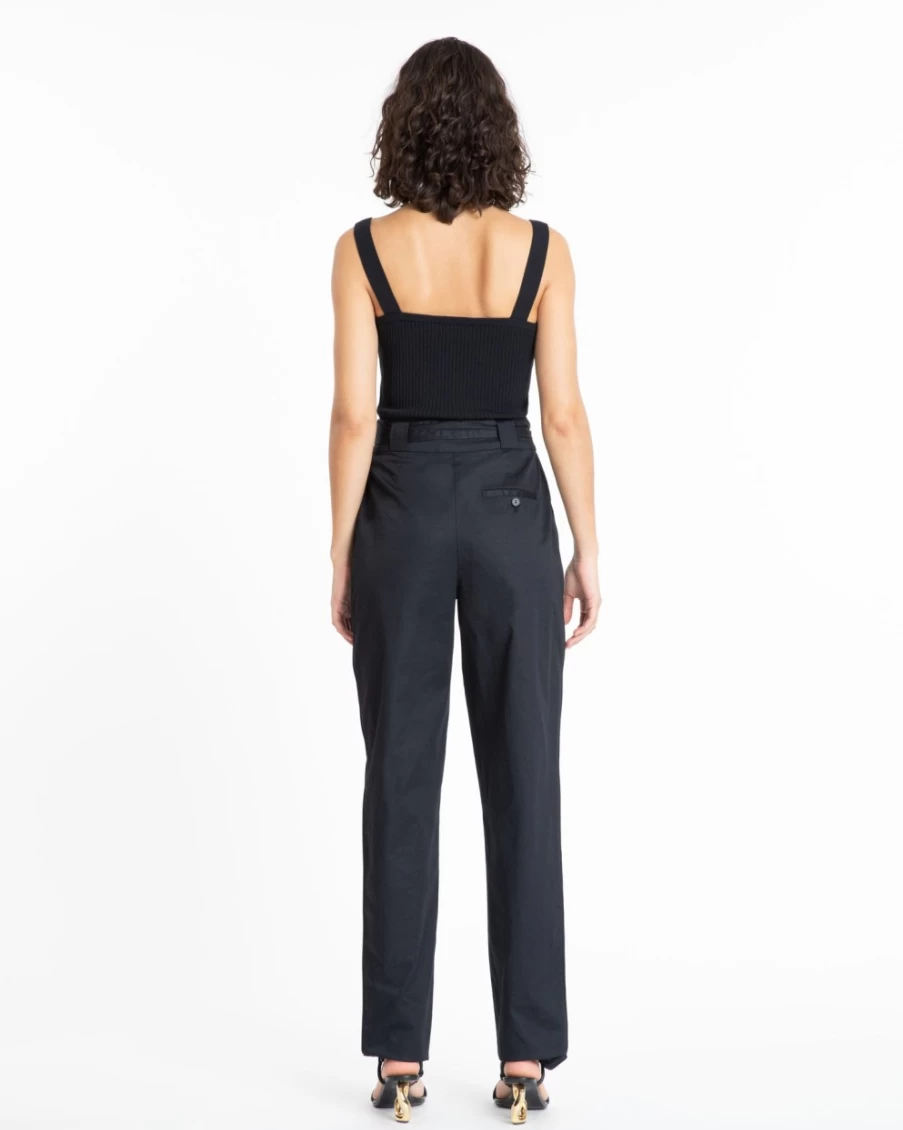 Tanya Taylor Women's Black Janie Knit Top