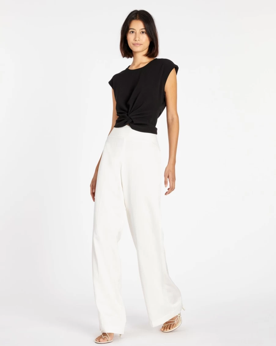 Tanya Taylor Women's Rosalie Top in Black - Elegant Blouse for Women