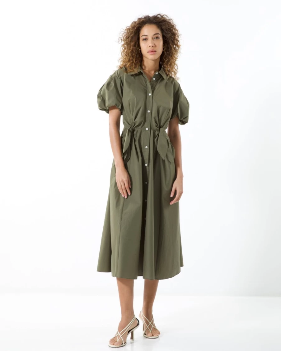 Tanya Taylor Women's Elza Dress in Fern Green - Elegant Flowy Style