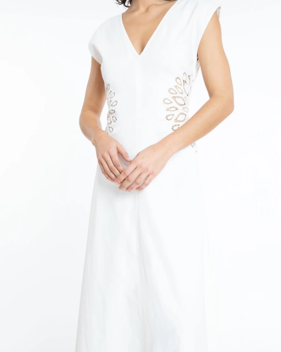 Tanya Taylor Women's Chalk Brooks Dress