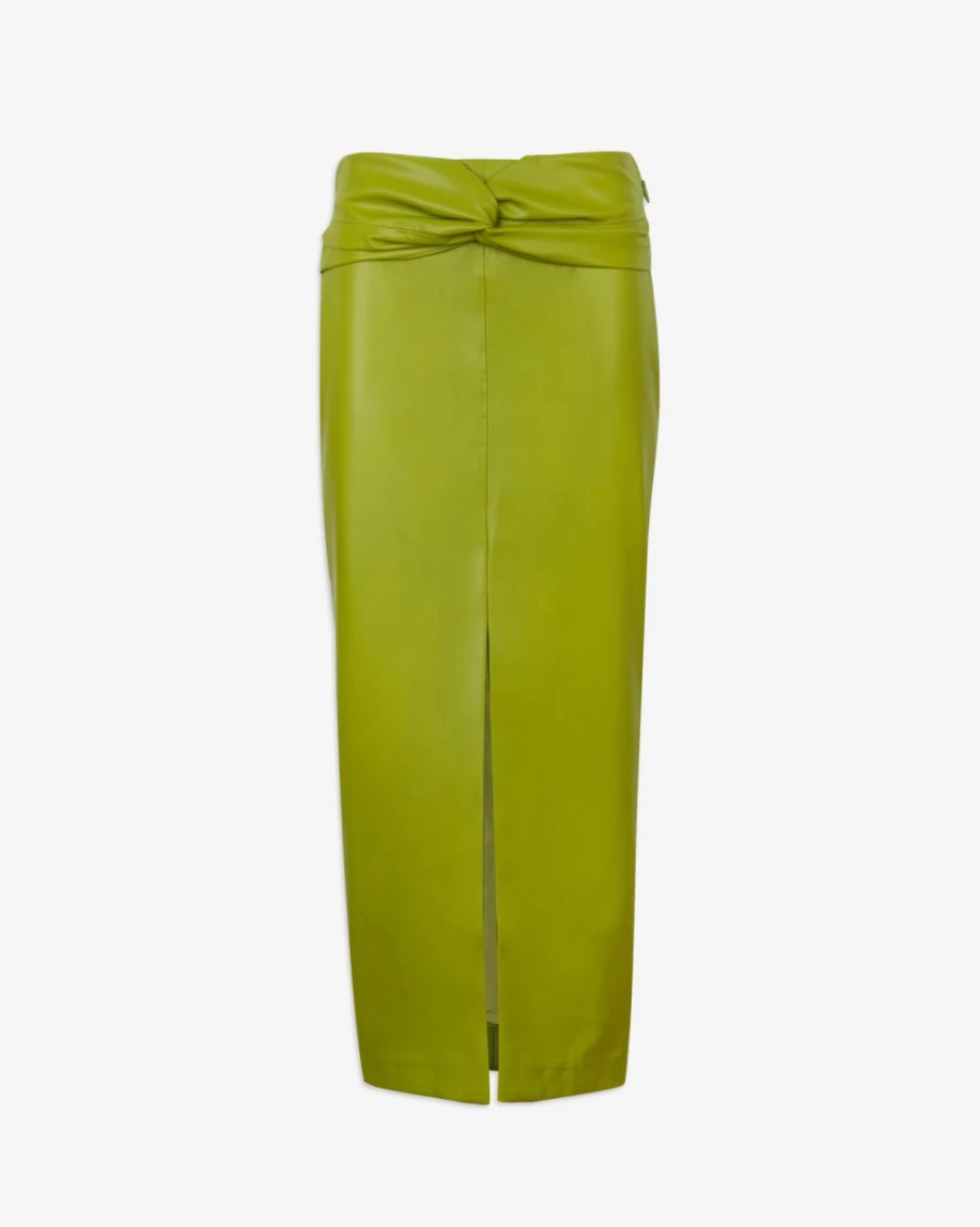 Tanya Taylor Women's Bryna Skirt in Avocado Green - Elegant Flowy Midi Skirt