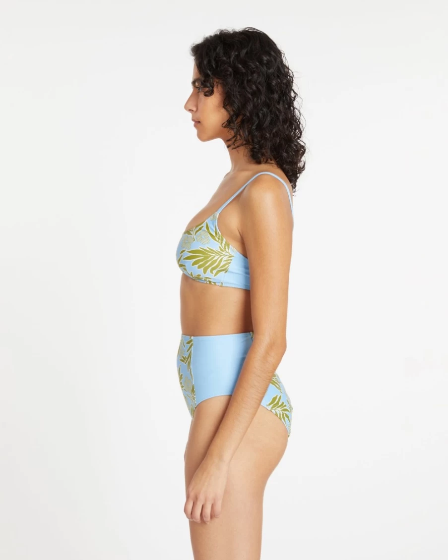 Tanya Taylor Women's Horizon Blue Multi Kaia Bikini Bottom