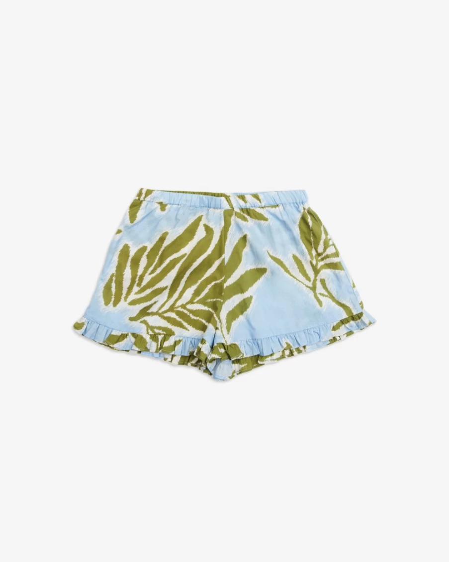 Tanya Taylor Women's Mini Marley Short in Horizon Blue Multi