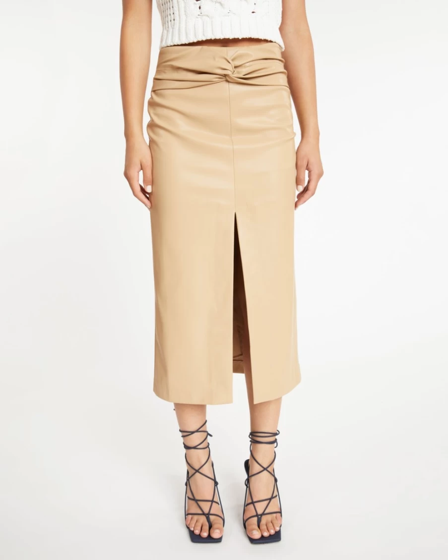 Tanya Taylor Women's Bryna Skirt in Ginger Root - Elegant Floral Midi Skirt
