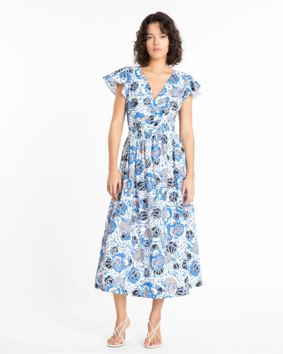 "Tanya Taylor Women's Kate Dress in Marina Multi Color"