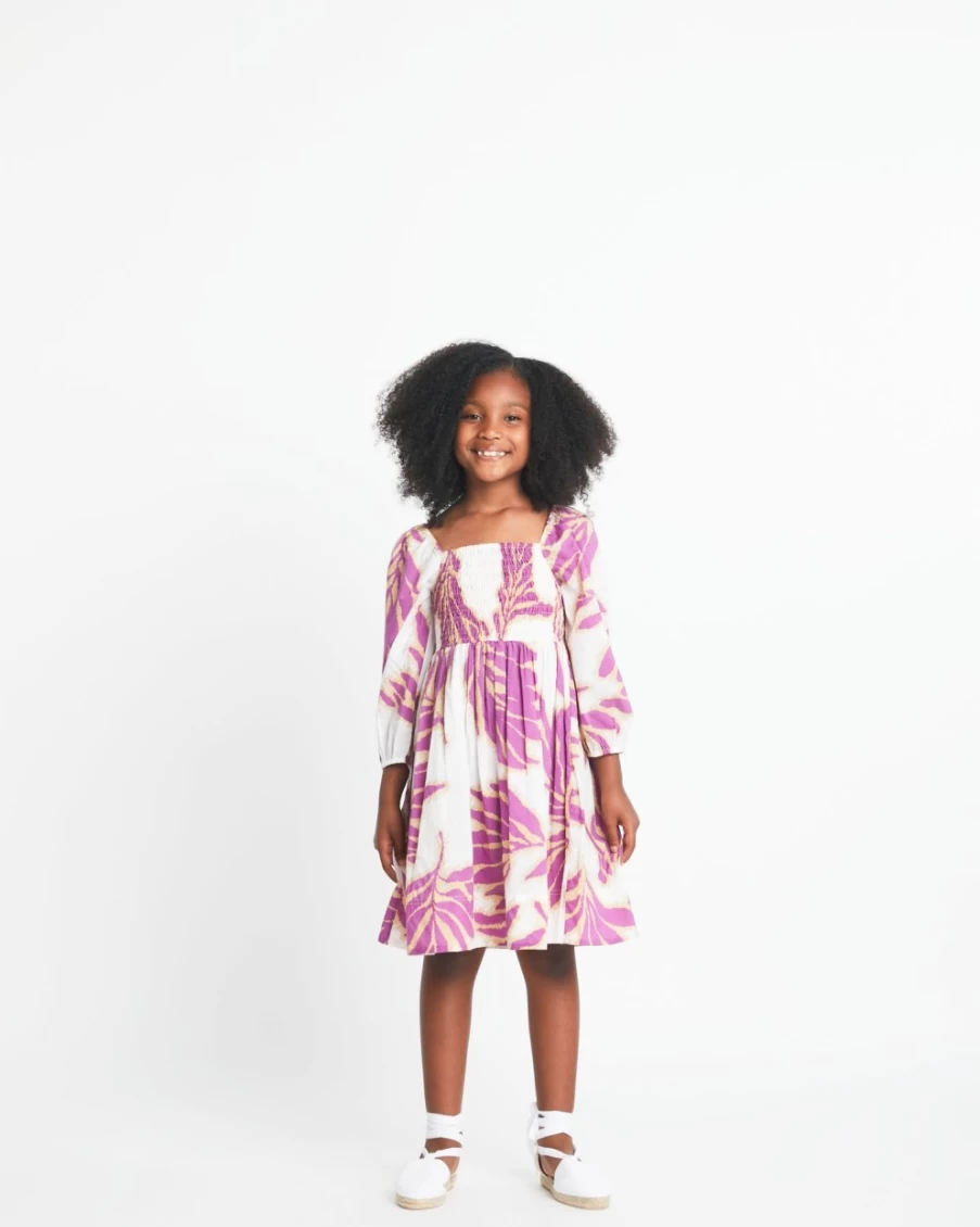 Tanya Taylor Women's Mini Karena Dress in Boysenberry Multi Print